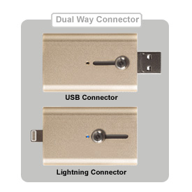 iShowfast dual connector for Lightning and USB