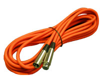 XLR M-F External Audio Red Cable