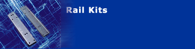 Rail kit parts for hard drive