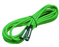 XLR M-F External Audio Green Cable